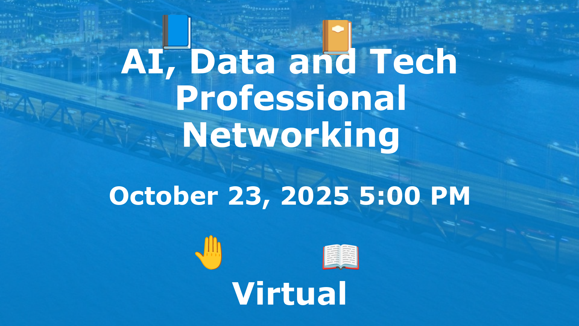AI, Data and Tech Professional Networking event image
